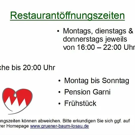 Hotel Landgasthof Gruener Baum